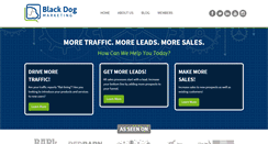 Desktop Screenshot of blackdogmarketing.com